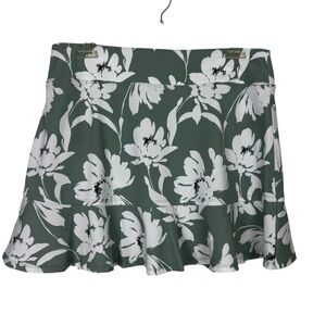 Tommy Bahama Green and White Floral Golf Tennis Skort Size Medium